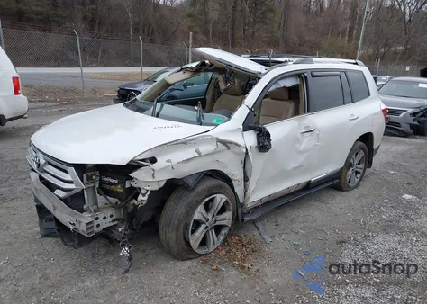 2011 Toyota Highlander Limited V6 z USA, uszkodzony, nr VIN 5TDDK3EH5BS051537